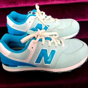 New Balance 574 aqua & teal